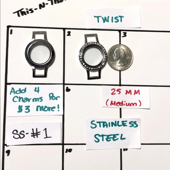 SS-#1. 20mm STAINLESS wrap bracelet living locket - Picture 3 of 8